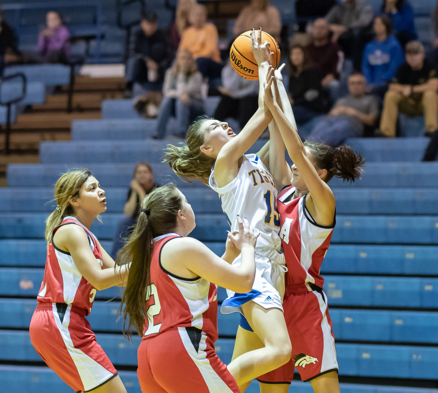 Friday night basketball action